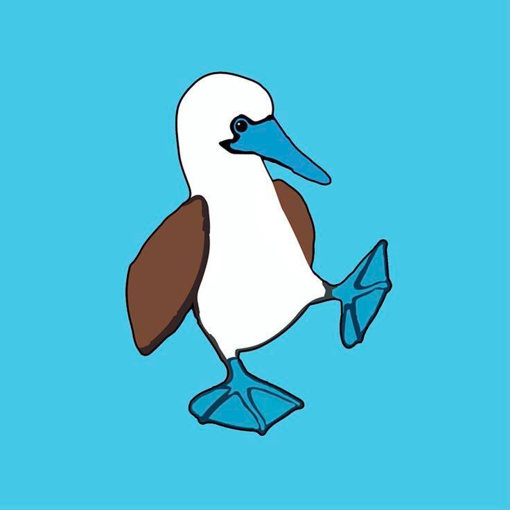 Blue-Footed Booby Logo